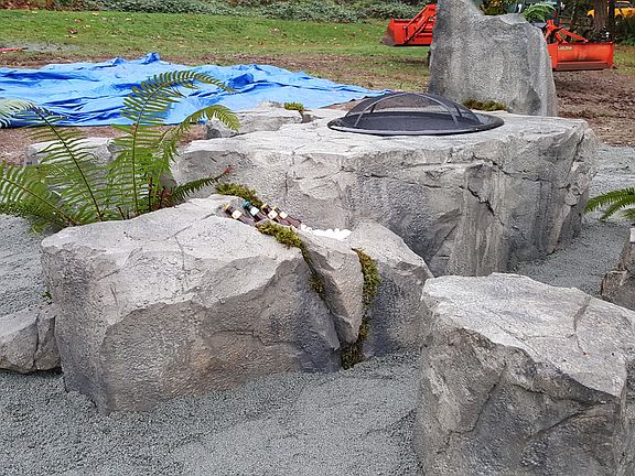 Custome Firepit/BBQ Ice