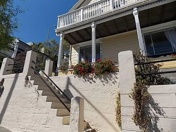 View from curb