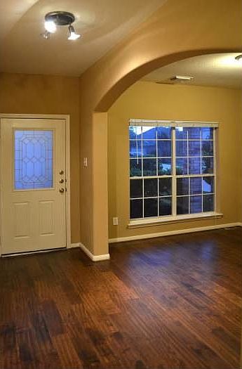 Entryway and dining area