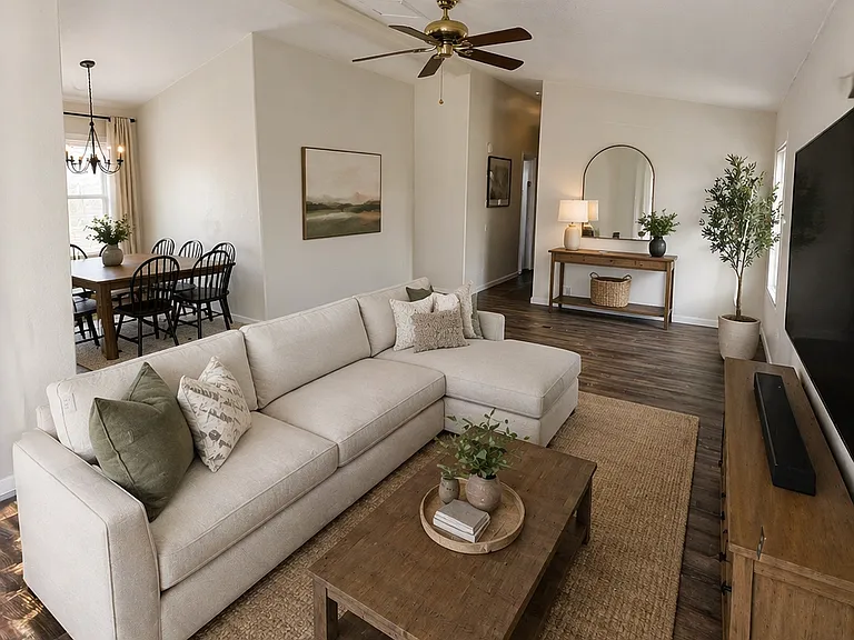 interior living room stage