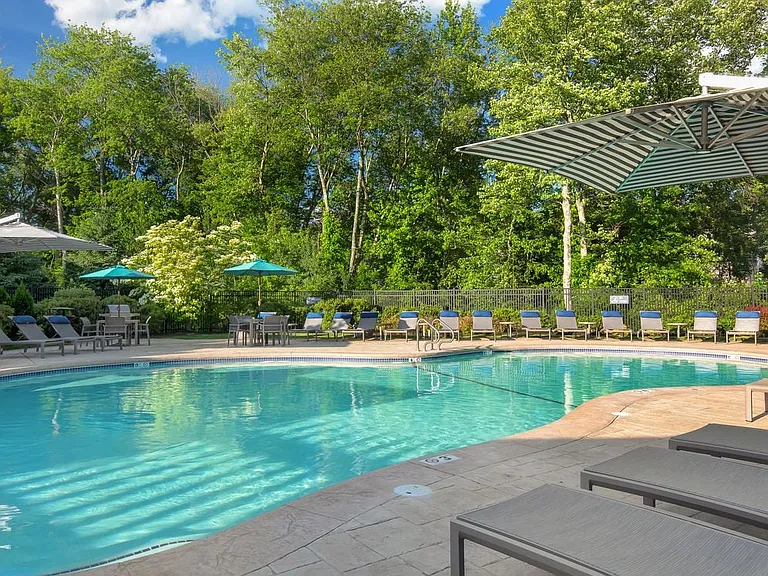 Swimming pool with sundeck