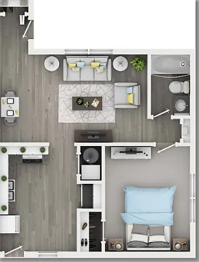1A - 710 SQ.FT 1A - 710 SQ.FT