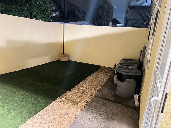 Private backyard/Entrance