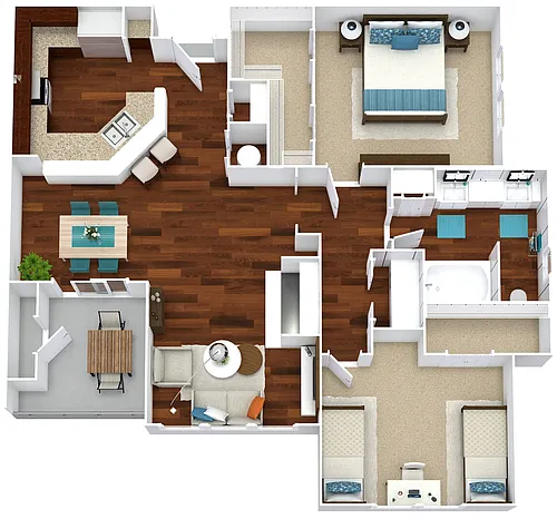 Floor plan The Chatsworth