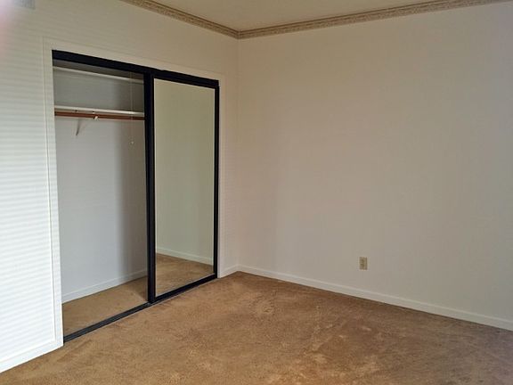 Large mirrored closets