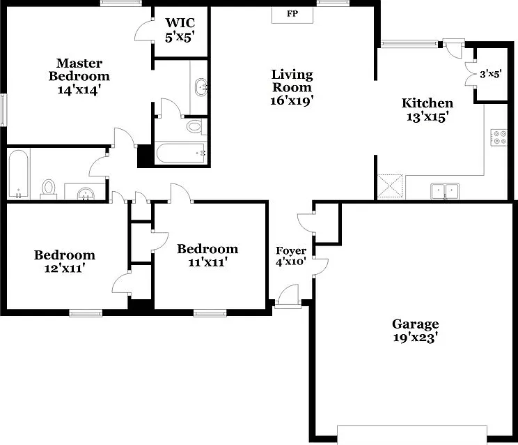 3 bed, 2.0 bath, 1277 sqft, $1,640 — Photo 2
