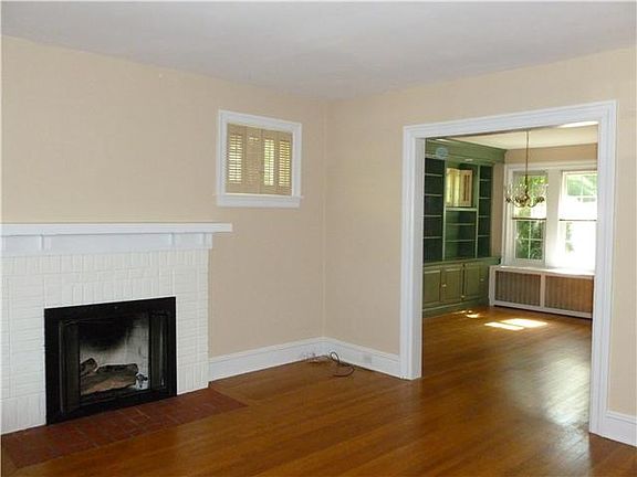 View of Living Room Into Dining Room