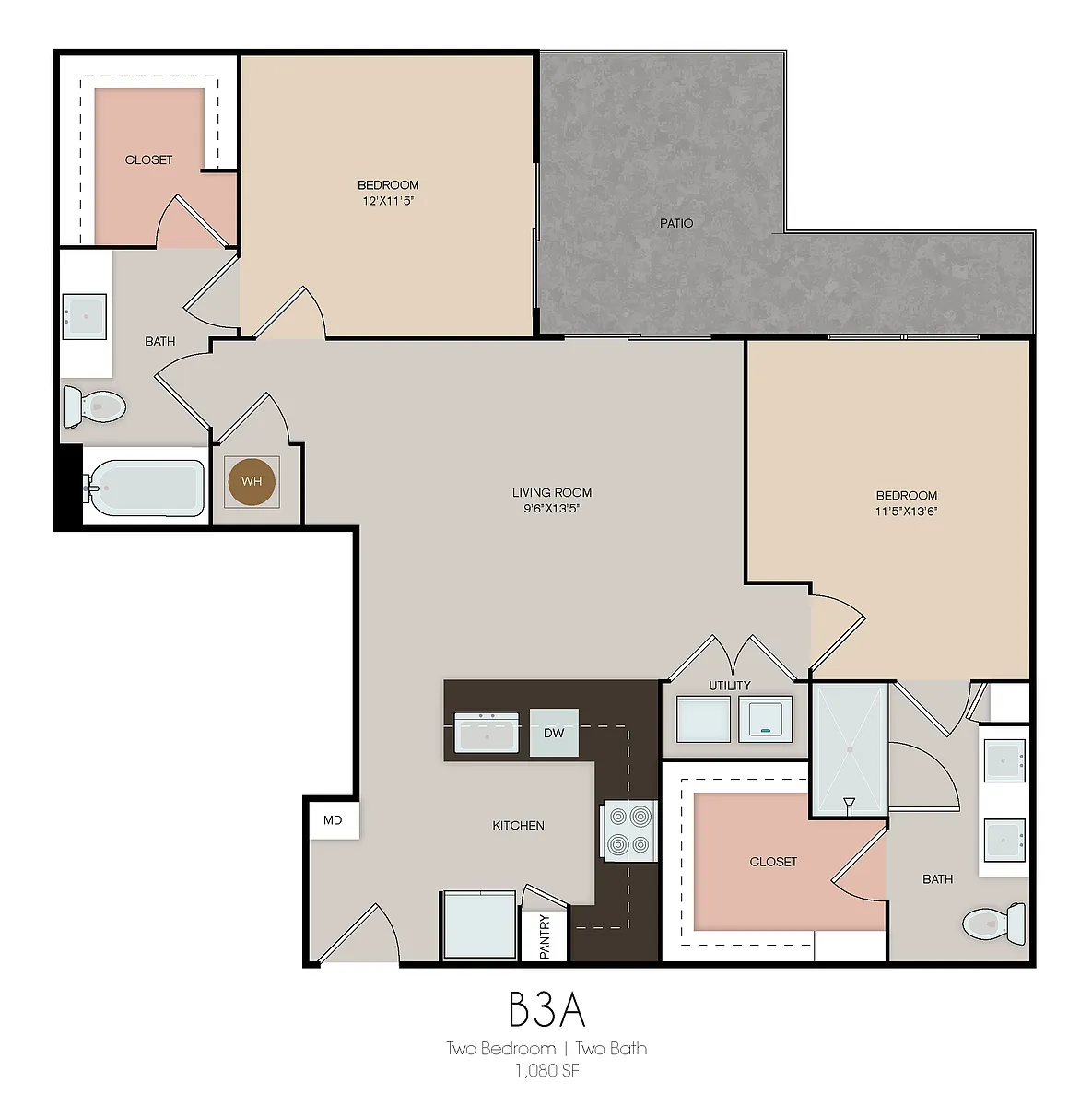 Floor plan B3A