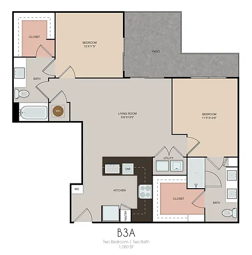 Floor plan B3A