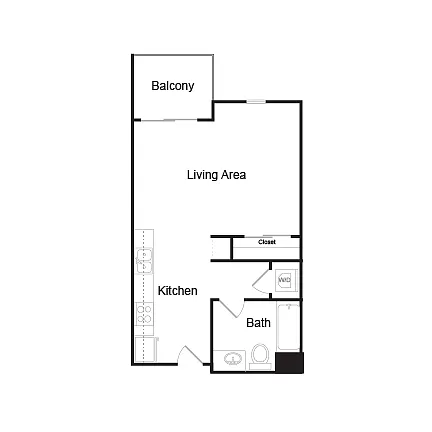 Floor plan S8 Studio