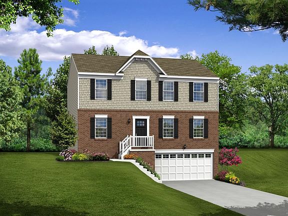 Elevation A Opt New England Facade Garage Door