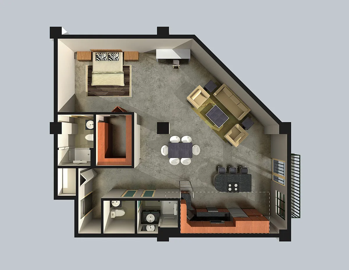 Floor plan A16