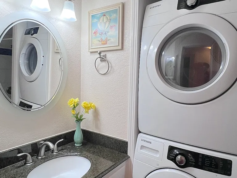 The furnishings shown in the photos are for staging purposes only. Unit is rented unfurnished.