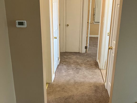 Hallway to bathroom and bedrooms.