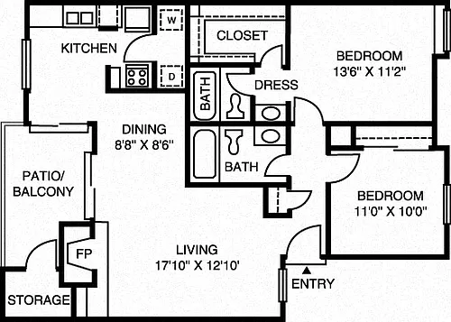 Floor plan 2C Renovation 3
