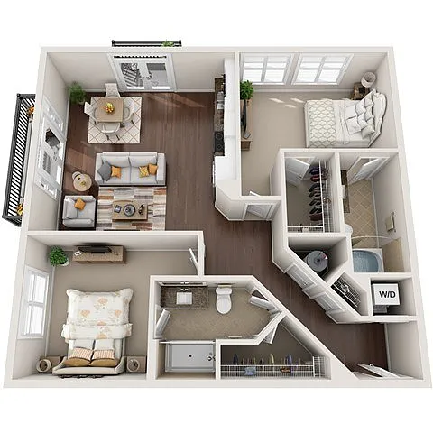 Floor plan 2W