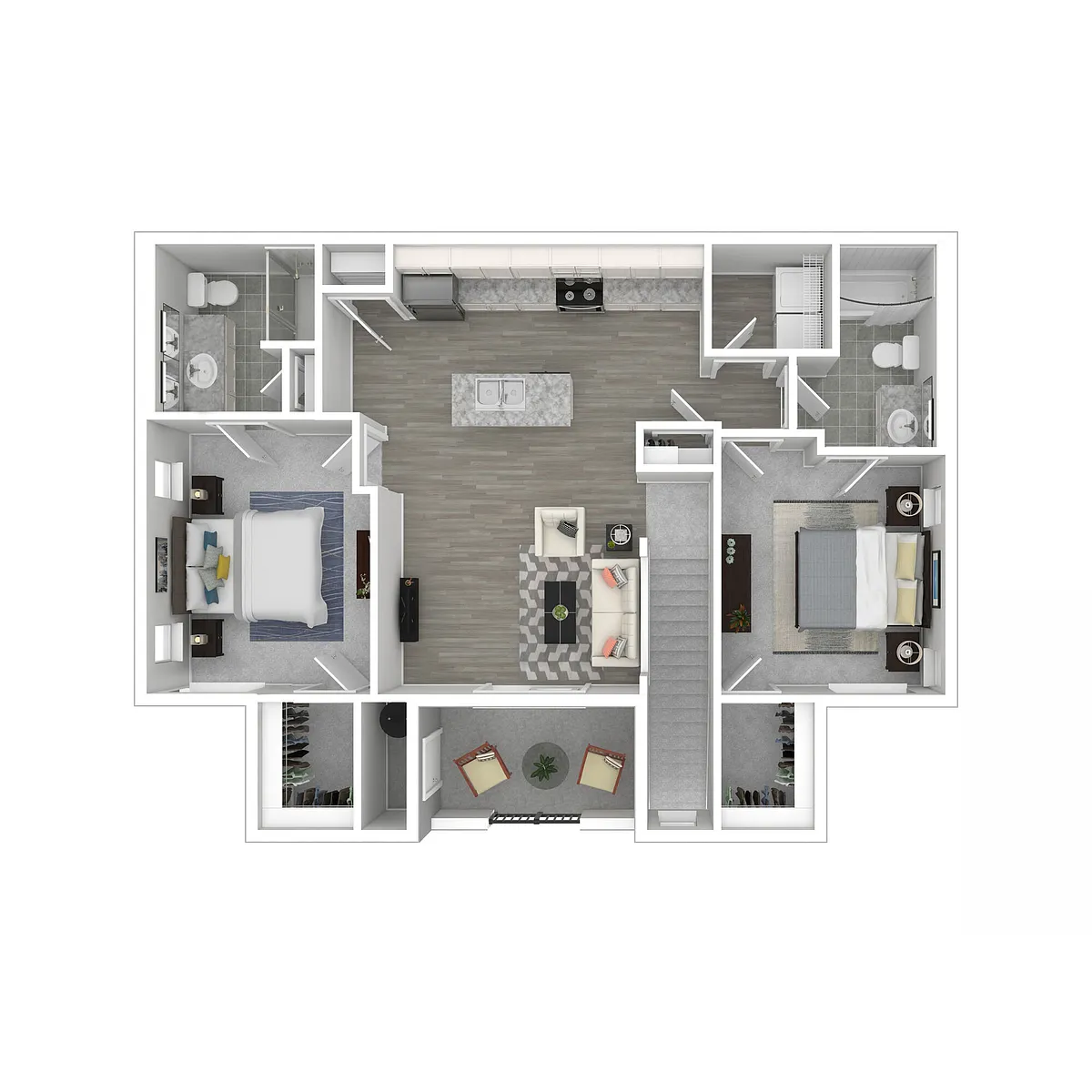 Floor plan 2X2 C