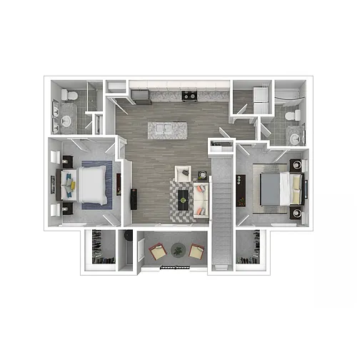 Floor plan 2X2 C
