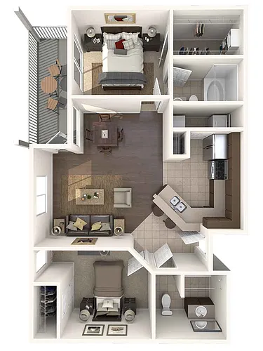 Floor plan B1-1046