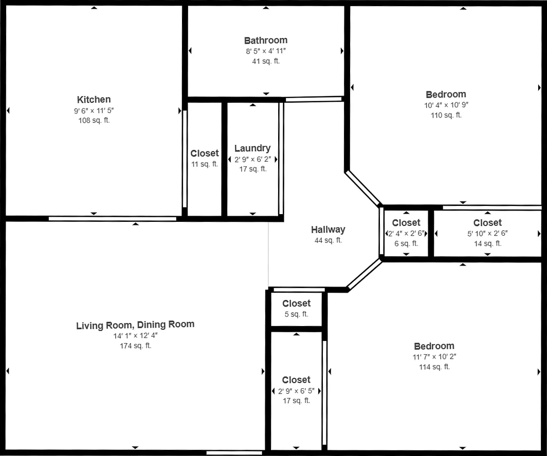 2bed/1bath Ground Floor Apartment In Apache Junction! Ready For Immediate Move-In! -- Second Chan... — Photo 3