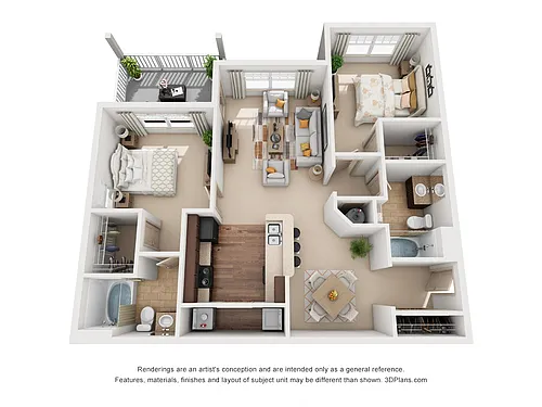 Floor plan B1 - Wrigley