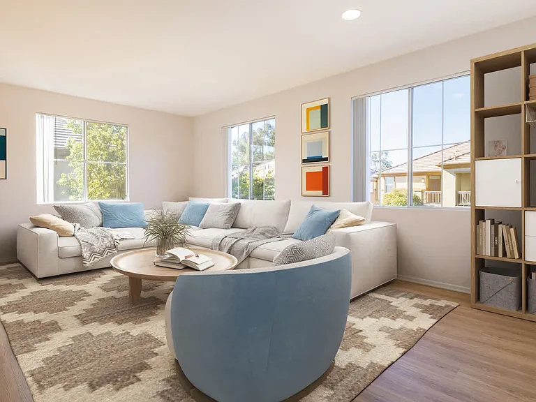 Living Room with Hard Surface Flooring