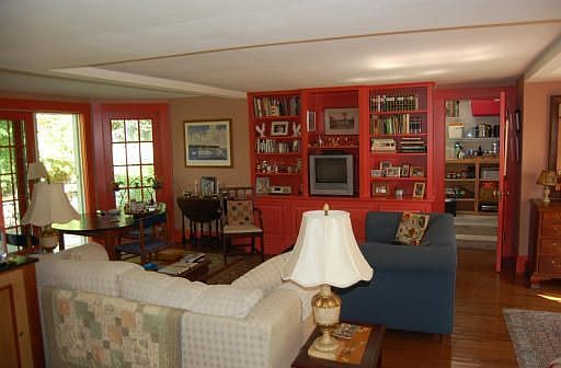 Living Room With Built-Ins