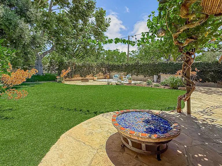 Backyard firepit