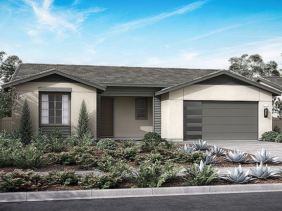 Transitional Ranch Exterior Style Rendering