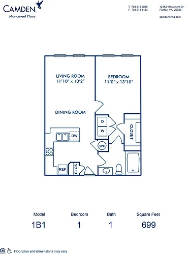 Floor plan 1B1
