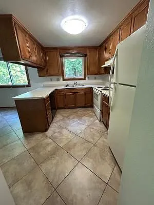 Kitchen with all the amenities and loads of cabinet space