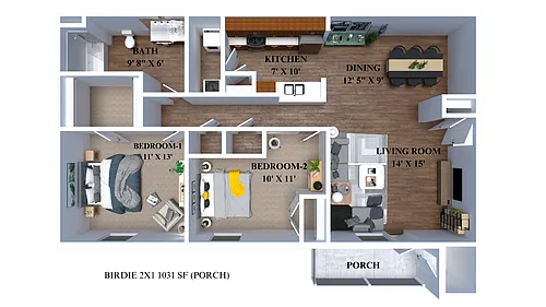 Floor plan The Birdie