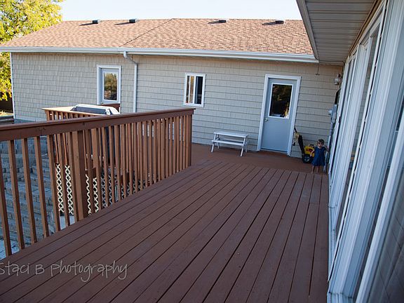 Deck on East side of House