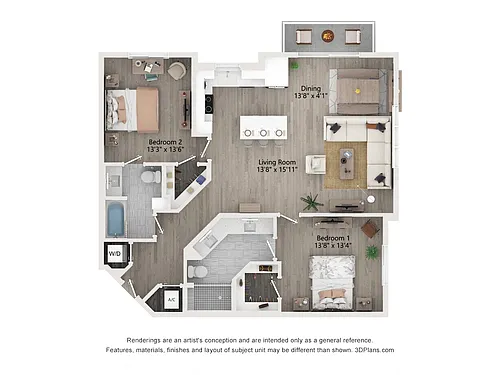 Floor plan B2