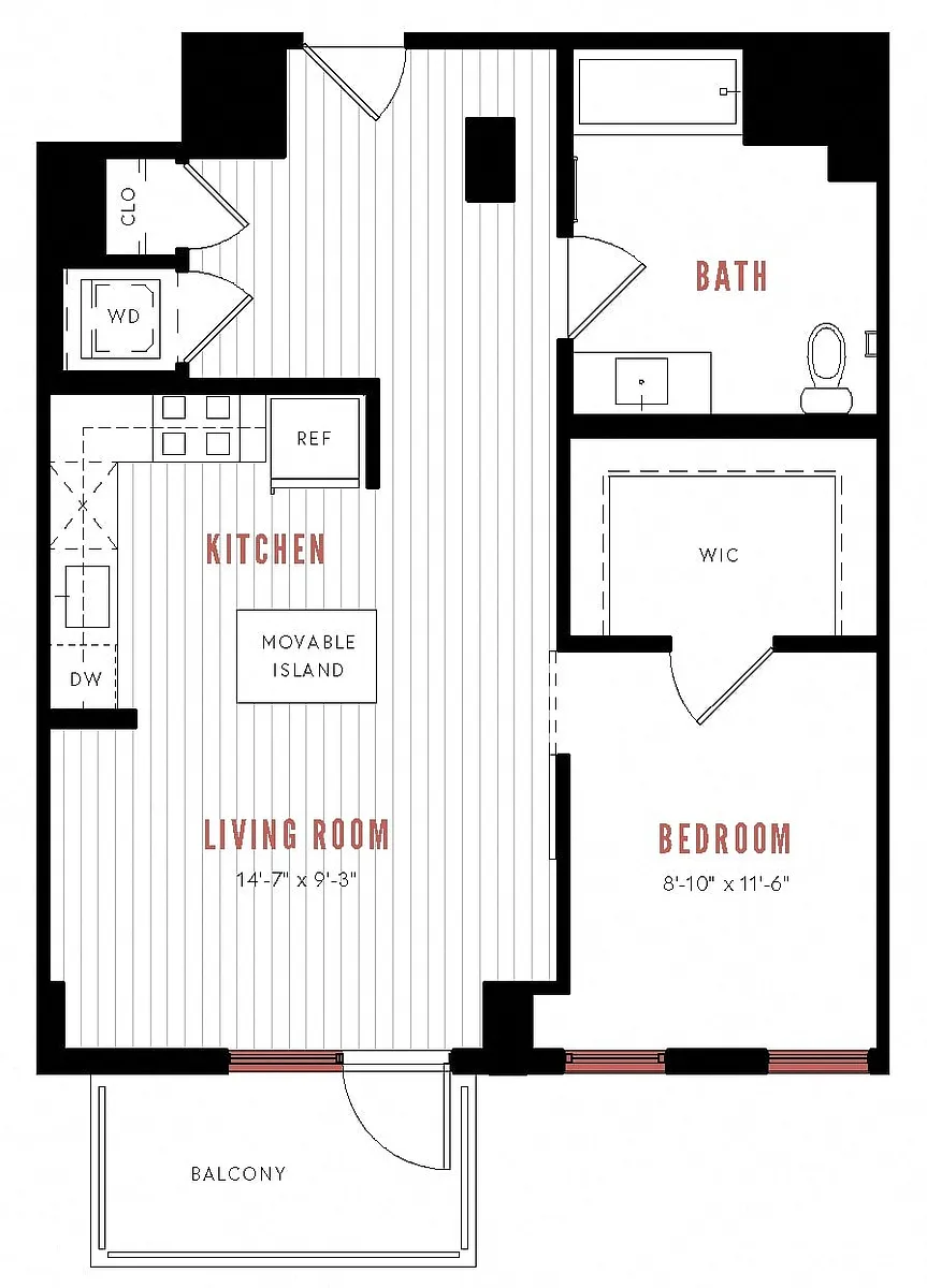 Floor plan A-21B