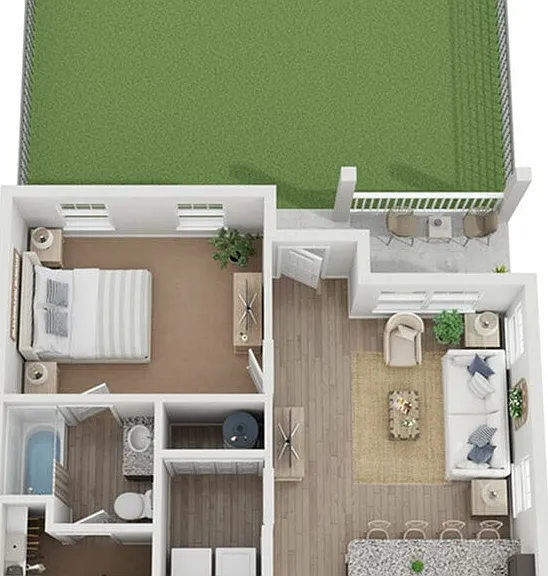 Golden Amber Fence Floor Plan - 1x1 Golden Amber Fence Floor Plan - 1x1