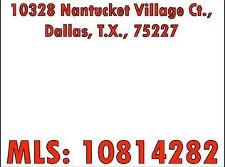 10328 Nantucket Village Ct, Dallas, TX 75227