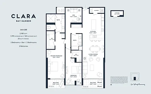 Floor plan 203