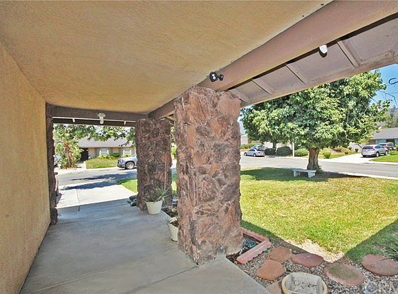 Inviting covered entryway