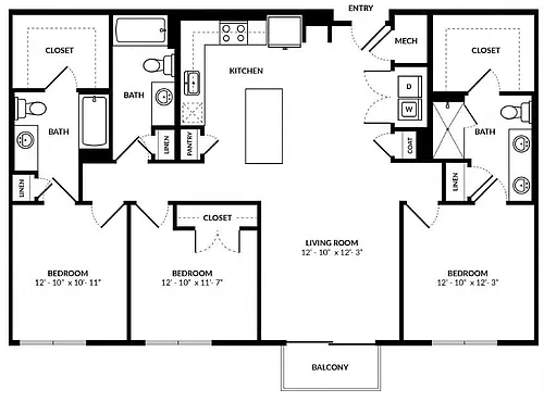 Floor plan C1