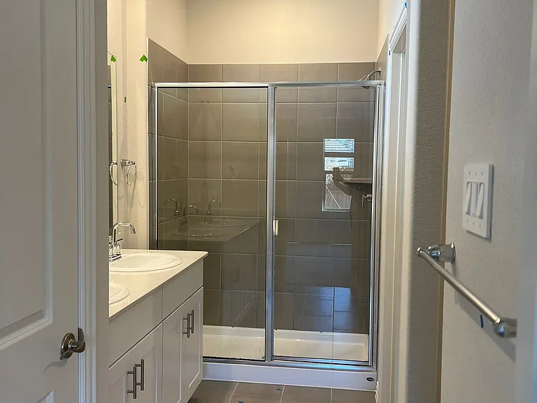 Master bathroom.