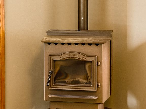 Close up view of the Pellet Stove