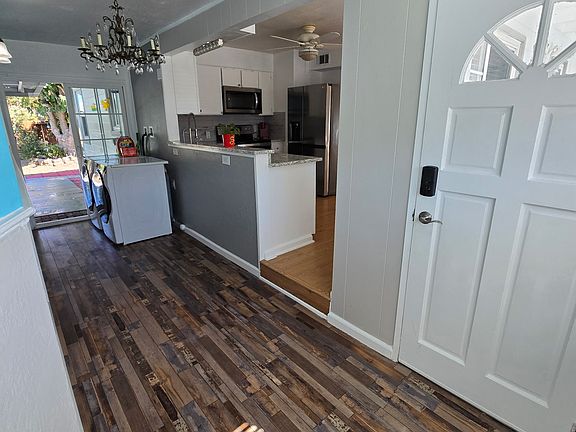 Left door entry into breezeway