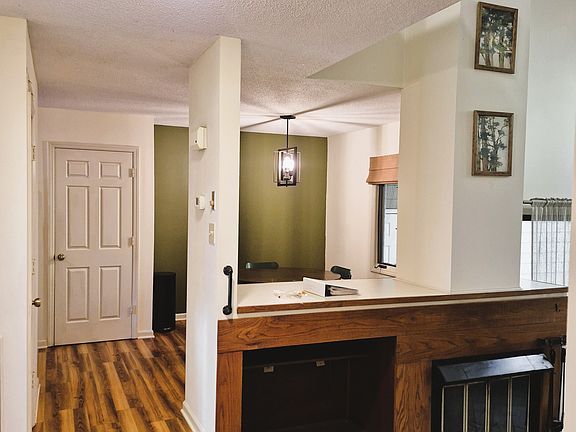 view of dining room and pantry from entryway