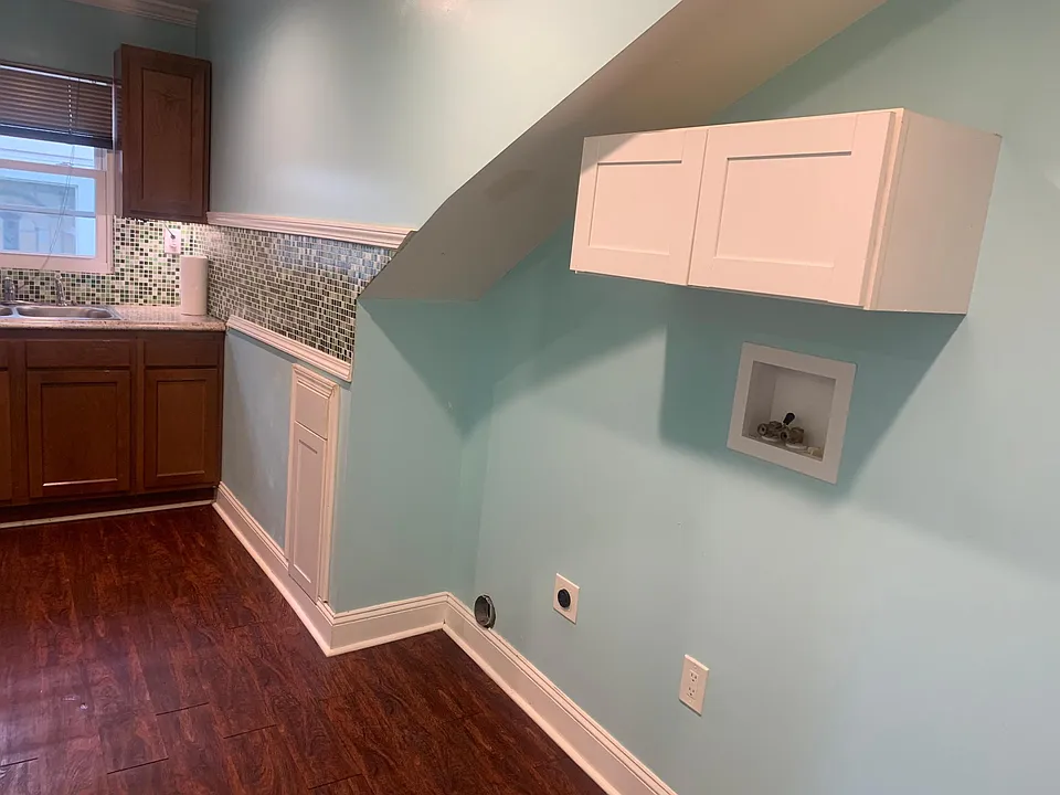 Laundry hook-up area