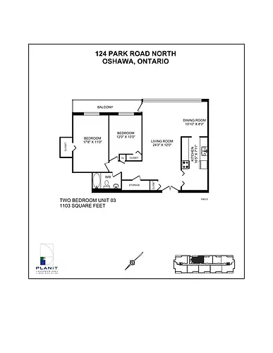 Floor plan 2 Bedroom