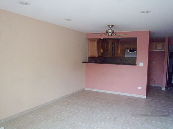 Living Room with Ceramic Tile