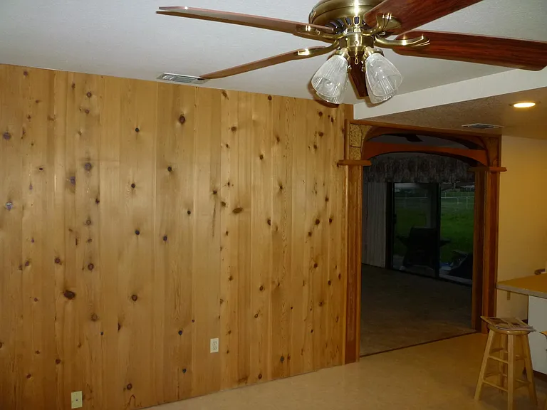 Entry way to the large living room
