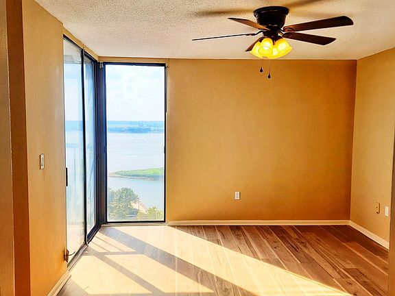 Master Bedroom with Floor to Ceiling Windows featuring West and South Views