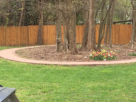 Brick Walkway Around Natural